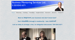 Desktop Screenshot of businessmentoringservices.co.uk