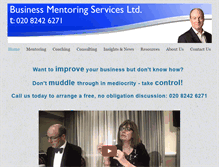 Tablet Screenshot of businessmentoringservices.co.uk